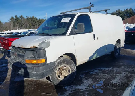 2011 Chevrolet Express 2500 Work Van from USA, damaged, VIN 1GCWGFCA6B1184614